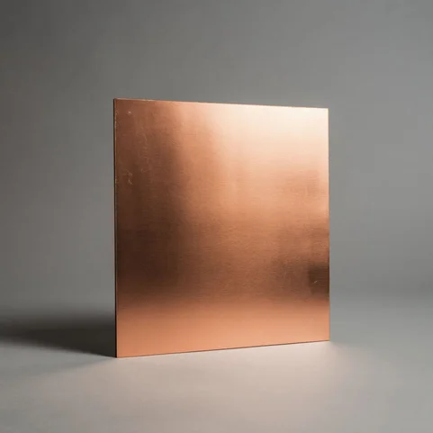 Медная пластина 40х40 мм М00к