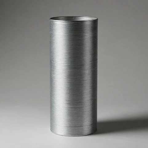 Вентиляционная труба алюминиевая гофрированная 100х3000 мм