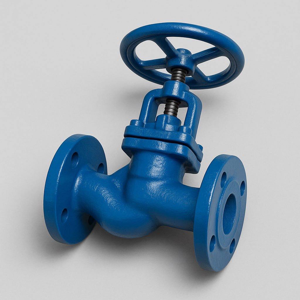 Клапан чугунный обратный фланцевый ДУ 50 РУ 2.5 ГОСТ 27477-87