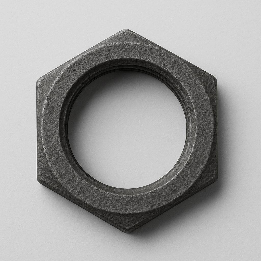 Контргайка чугунная 8 мм 1/4 ГОСТ 8961-75