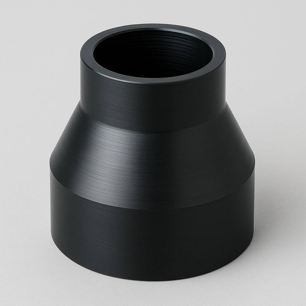 Переход ПНД приварной концентрический ДУ 90 РУ 50