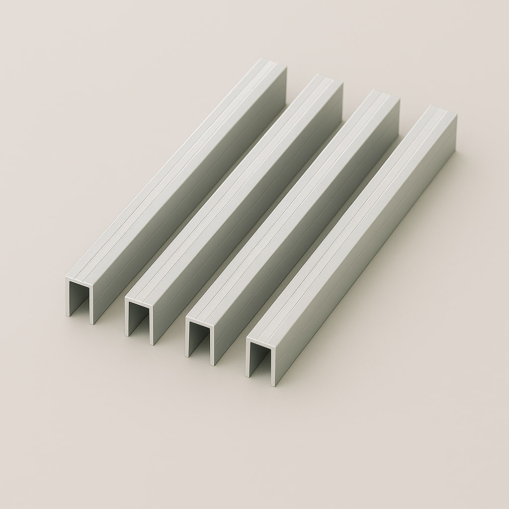 П-образный профиль алюминиевый 17.5х8х3 мм АМг3 ГОСТ 13623-90