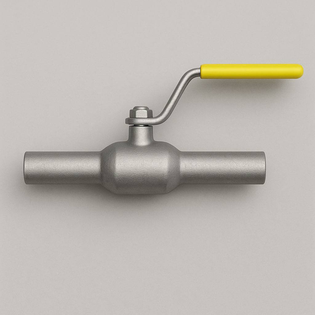 Нержавеющий кран шаровой фланцевый Ду 15 AISI 304