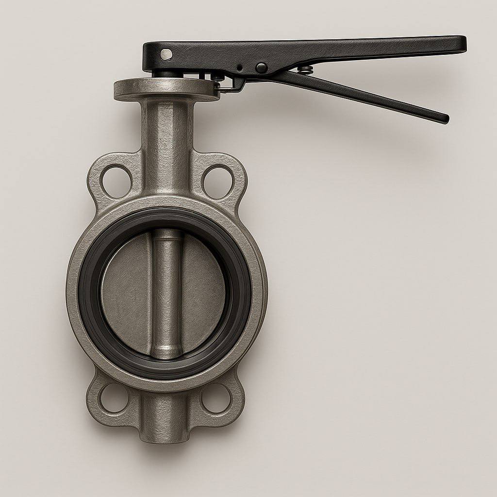 Титановый затвор дисковый ДУ 100 РУ 6.3 ГОСТ 12521-89